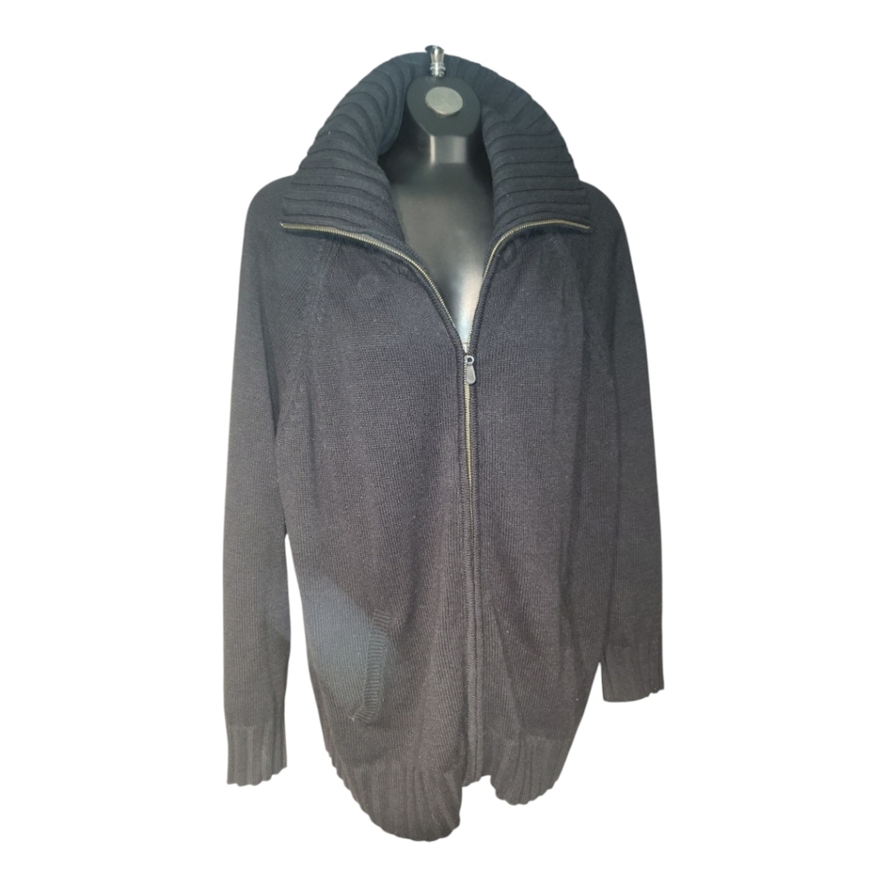 Karen Scott zip jacket style Sweater